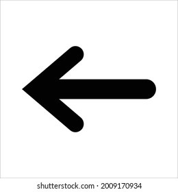left direction arrow icon design