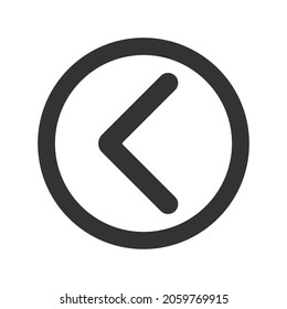 Left Direction Arrow pointer icon
