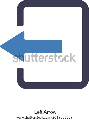Left Direction or Arrow or Recieved Icon Concept