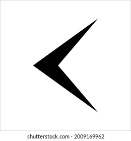 vector de diseño de icono de dirección izquierda
