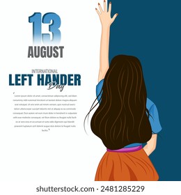 Left Handers Day, observed on August 13th, celebrates the uniqueness and challenges of left-handed individuals.