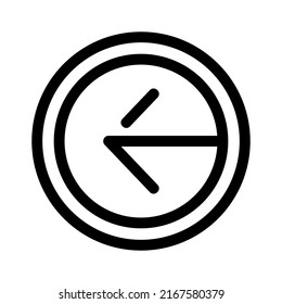 left icon or logo isolated sign symbol vector illustration - high quality black style vector icons
