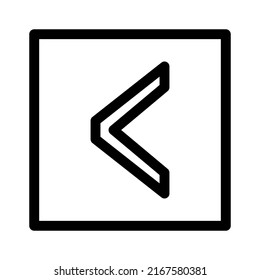 left icon or logo isolated sign symbol vector illustration - high quality black style vector icons
