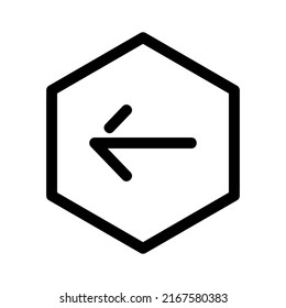 left icon or logo isolated sign symbol vector illustration - high quality black style vector icons
