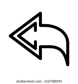icono izquierdo o logotipo símbolo de signo aislado ilustración vectorial - iconos vectoriales de estilo negro de alta calidad

