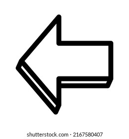 left icon or logo isolated sign symbol vector illustration - high quality black style vector icons
