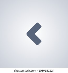 Left icon, vector best flat icon on white background , EPS 10