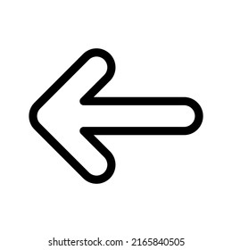 Left Icon Vector Symbol Design Illustration