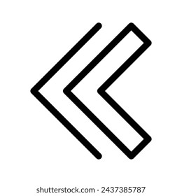 Left Icon Vector Symbol Design Illustration