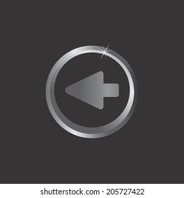 left multimedia icon button