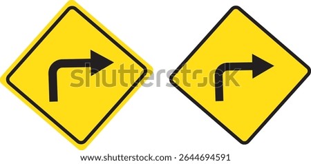 Left and no turn left sign set, traffic sign vector icon design, traffic direction and Road safety, vactor sign background,
