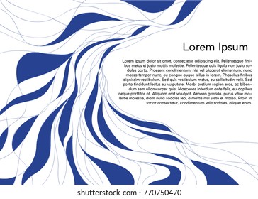 Left Outline background water for fill text