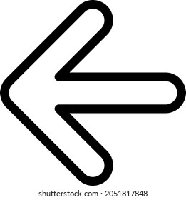  Linkes Vektorsymbol-Design
