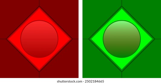 left for red and right for green button
