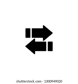 left and right arrow icon