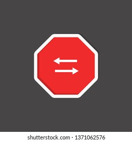 left and right arrow icon