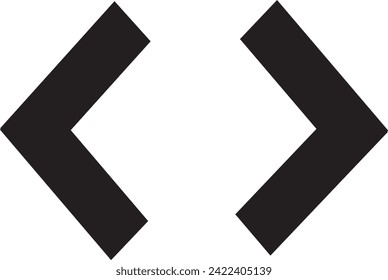 Left and Right Arrow icon design EPS mode