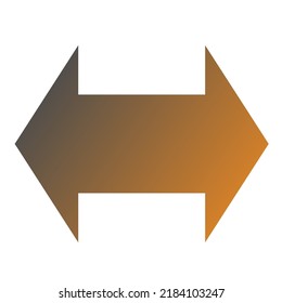 Left Right Arrow Icon Gradient Vector
