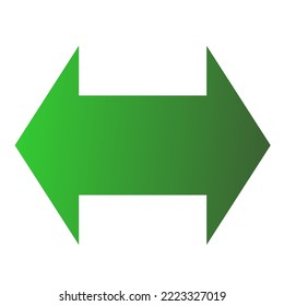 Left Right Arrow Icon Gradient Vector