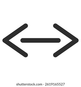Left and right arrow icons