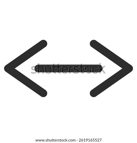 Left and right arrow icons