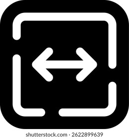 Left and right arrow Line vector Icon Design