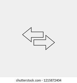 The left and right arrows icon.