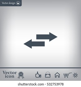 The left and right arrows icon.