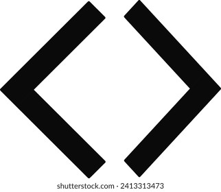 left right arrows icon vector