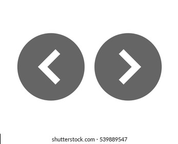 Left Right Or Back Next Icon Button Vector