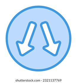 Icono de la izquierda a la derecha con estilo de línea azul, uso para la presentación de aplicaciones móviles del sitio web