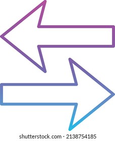 Left Right vector icon. Can be used for printing, mobile and web applications.