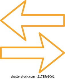 Left Right vector icon. Can be used for printing, mobile and web applications.