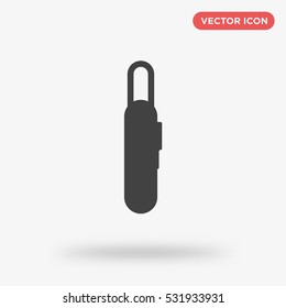 Left side of lock icon illustration isolated vector sign symbol