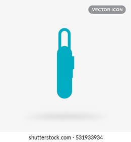 Left side of lock icon illustration isolated vector sign symbol