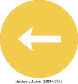 Left vector icon. Can be used for printing, mobile and web applications.