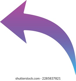 Up Left vector icon. Can be used for printing, mobile and web applications.