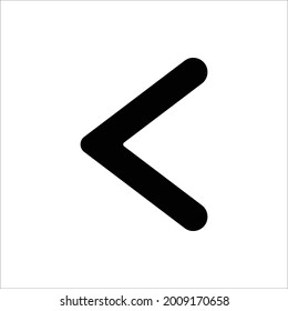 diseño de icono de flecha de la izquierda
