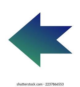 Linker Pfeil-Vektorgrafik Gradient
