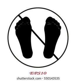 leg barring, icon, vector illustration eps10