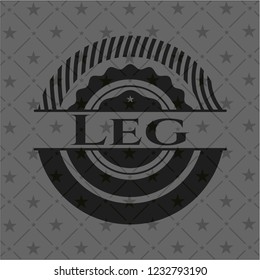 Leg black badge
