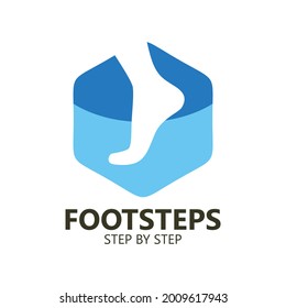Leg chat logo design concept template