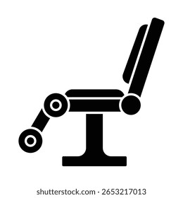 Leg curl Vector Icon which can easily modify or edit

