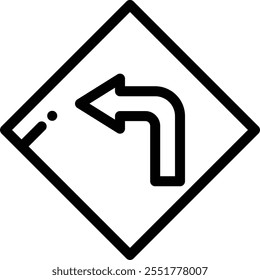 leg icon. Thin Linear Style Design Isolated On White Background