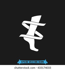 Leg icon vector illustration eps10.