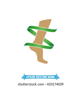 Leg icon vector illustration eps10.