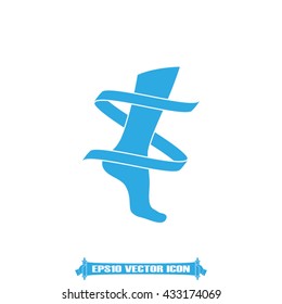 Leg icon vector illustration eps10.