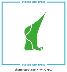 Leg icon vector illustration eps10.