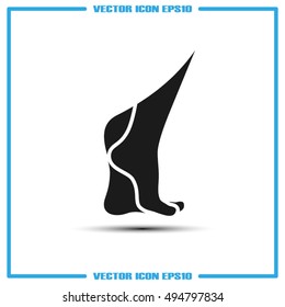 Leg icon vector illustration eps10.