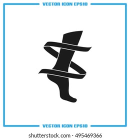 Leg icon vector illustration eps10.